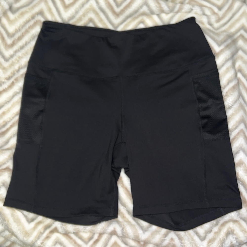 Reebok black bike shorts